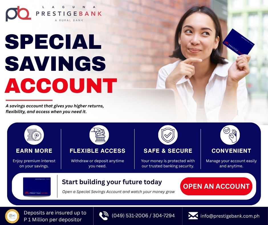 Special Savings Account